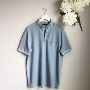 Zara Man Baby Blue Polo Size XL